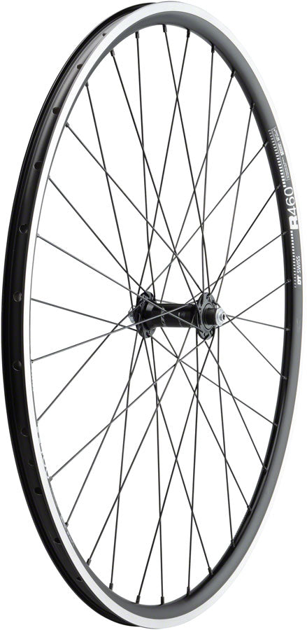 Load image into Gallery viewer, Quality Wheels 105/R460 Front Wheel 700c QRx100mm Rim Brake 32H Clincher Black
