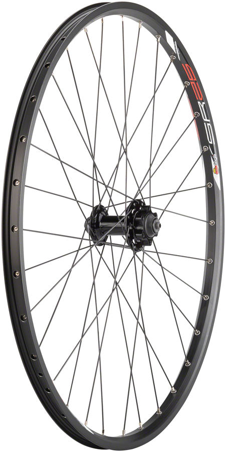 Load image into Gallery viewer, Quality Wheels Sun SR25 Front Wheel 26in QRx100mm 6-Bolt 32H Clincher Black
