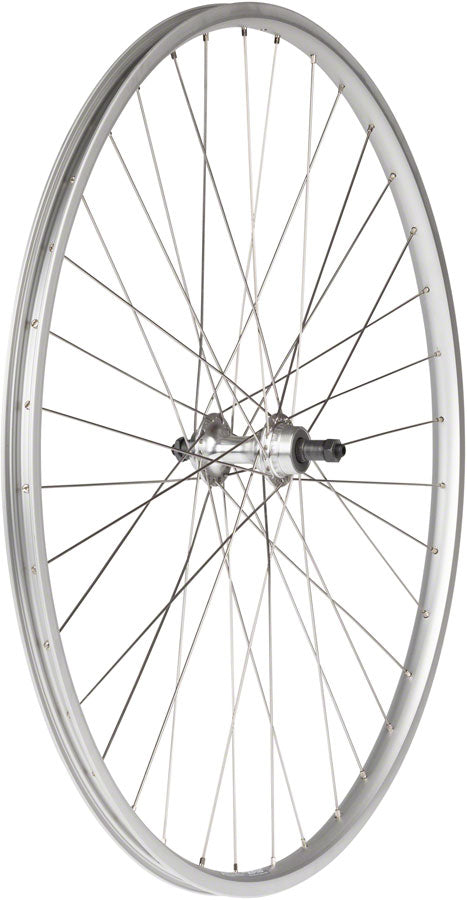 Quality Wheels Alex AP18 Rear Wheel 27in QRx130mm FW Rim Brake Silver Clincher