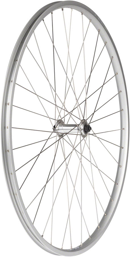 Quality Wheels Alex AP-18 Front Wheel 27in QRx100mm Rim Brake Silver Clincher