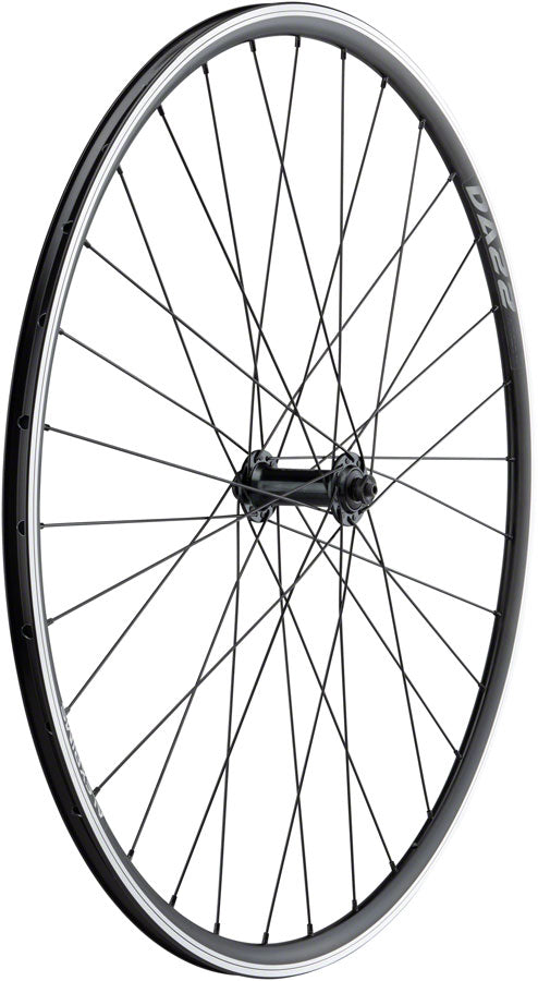 Quality Wheels Tiagra/DA22 Front Wheel 700c QRx100mm Rim Brake Black Clincher