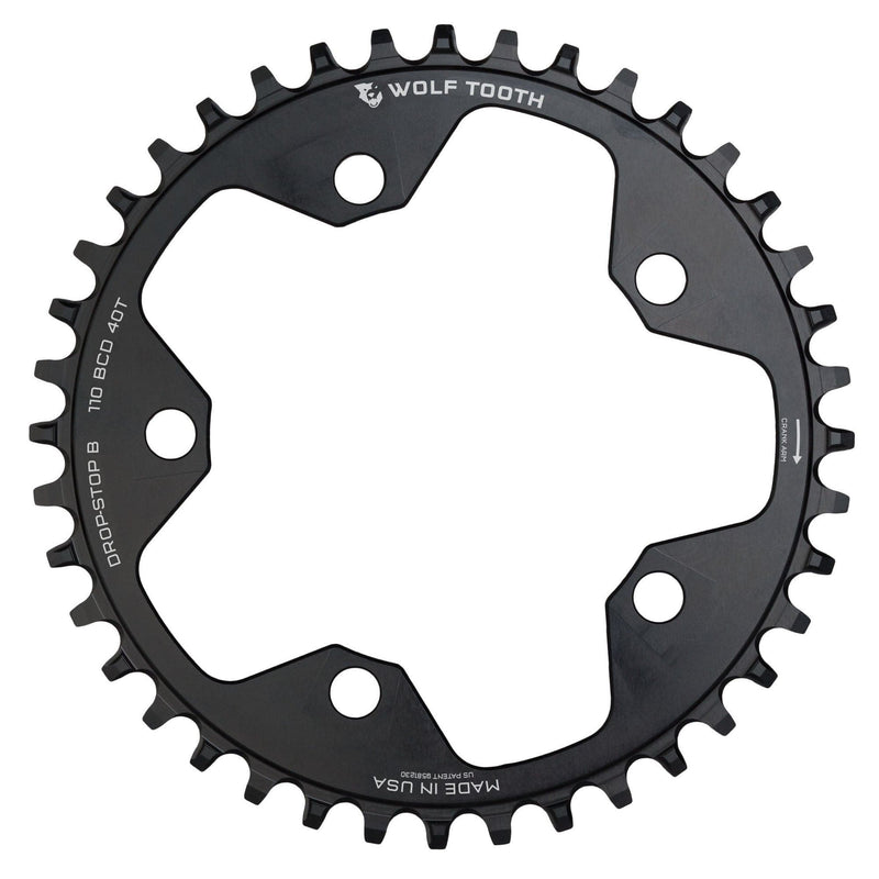 Load image into Gallery viewer, Wolf Tooth Chainring 46t 110 BCD 5-Bolt 10/11/12-Speed Alloy Cyclocross &amp; Road
