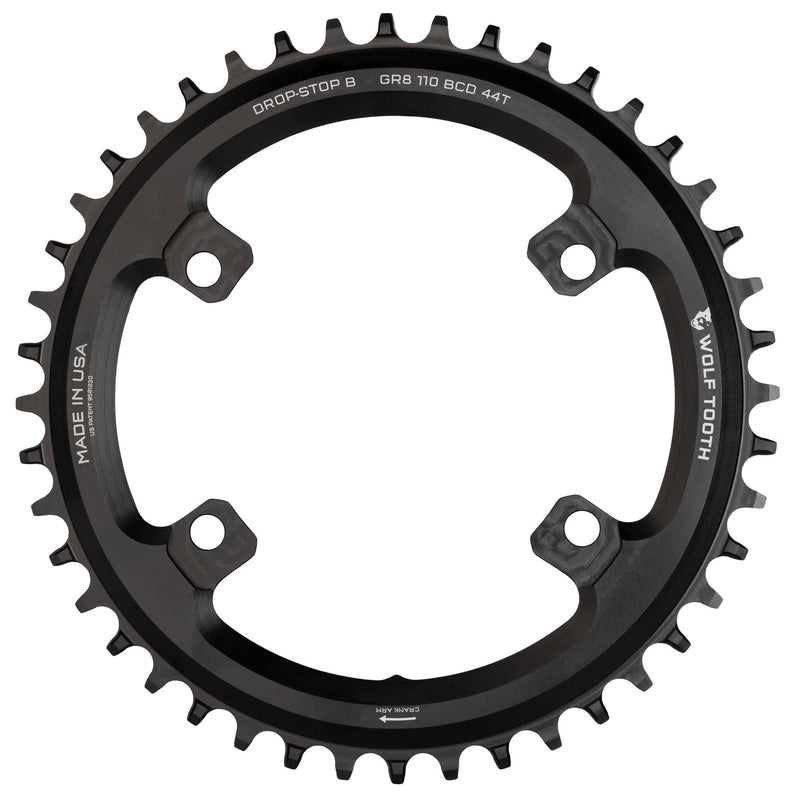 Load image into Gallery viewer, Wolf-Tooth-110-Asymmetrical-BCD-Aero-Chainrings-for-12-Speed-Shimano-GRX-800-Series-Chainrings-WTCCNGR0041
