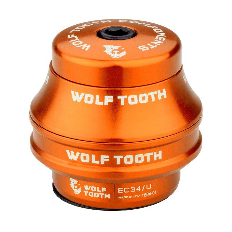 Load image into Gallery viewer, Wolf Tooth Premium Headset - EC34/28.6 Upper, 16mm Stack, Raw Silver
