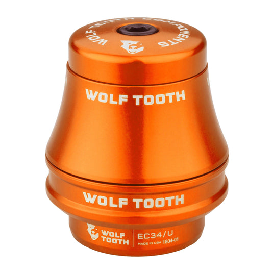 Wolf Tooth Premium Headset - EC34/28.6 Upper, 16mm Stack, Raw Silver