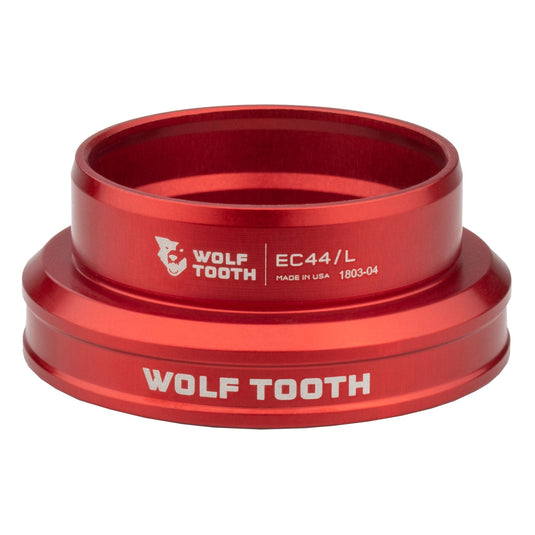 Wolf Tooth Performance EC Headsets - External Cup Lower EC34/30, Red