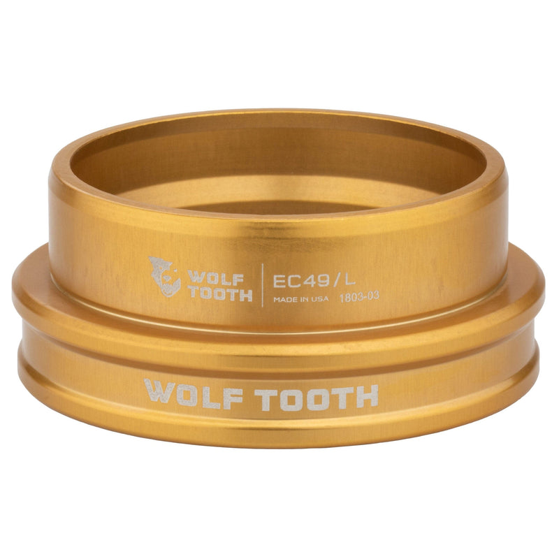 Load image into Gallery viewer, Wolf Tooth Premium EC Headsets - External Cup Upper EC34/28.6 16mm Stack, Gold
