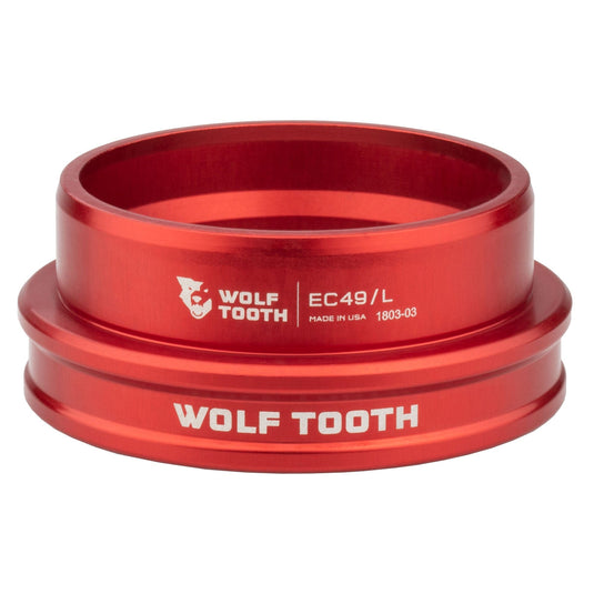 Wolf Tooth Premium EC Headsets - External Cup Lower EC34/30, Aluminum, Green