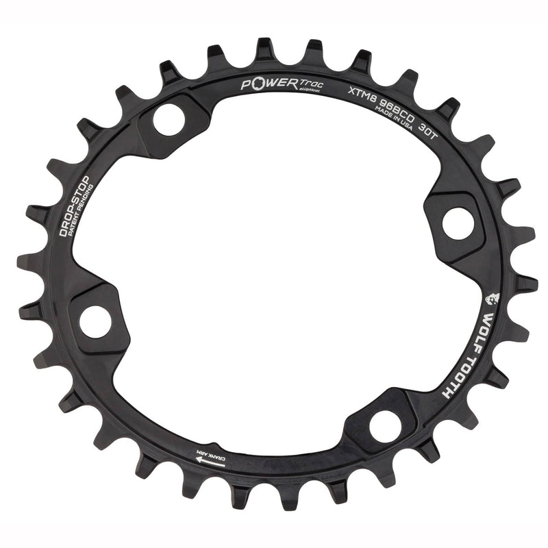 Load image into Gallery viewer, Wolf-Tooth-Elliptical-96-Asymmetrical-BCD-for-Shimano-XT-M8000-SLX-M7000-Chainrings-CR0626
