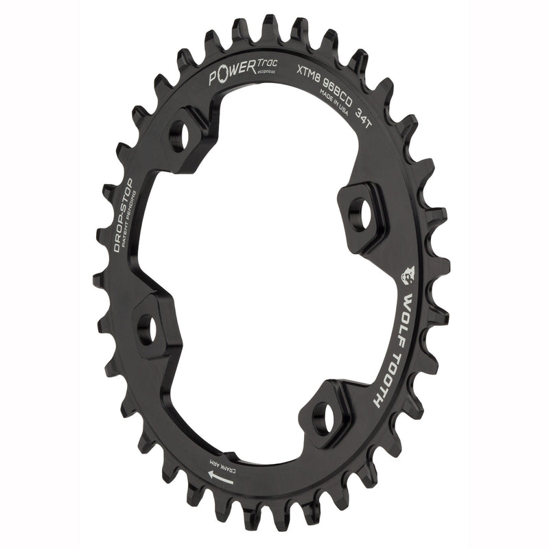 Load image into Gallery viewer, Wolf Tooth Shimano Elliptical Chainring 30t 96 BCD 4-Bolt Alloy M8000 M7000
