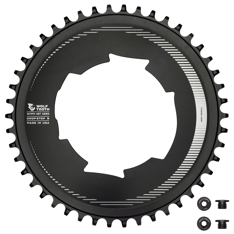 Load image into Gallery viewer, Wolf Tooth Aero 107 BCD Chainrings for SRAM 50T
