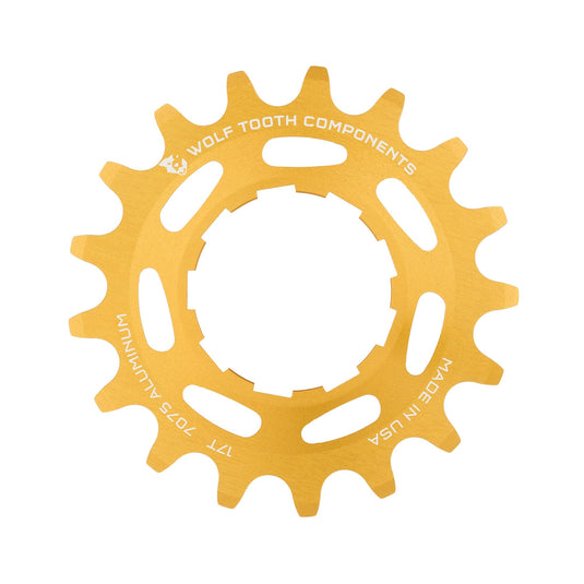 Wolf Tooth Single Speed Aluminum Cog: 20T, Compatible with 3/32" Chains, Green