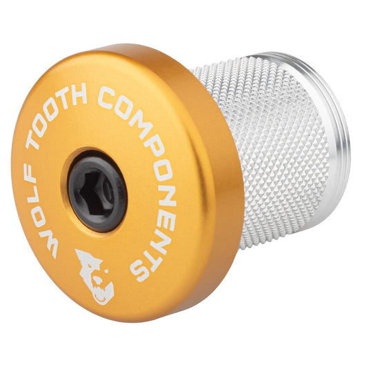 Wolf Tooth Compression Plug with Integrated Spacer Stem Cap, Silver