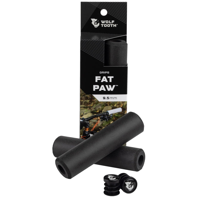 Load image into Gallery viewer, Wolf Tooth Fat Paw Grips Large, Mountain Bike Handlebar Grips, Silicone, Yellow
