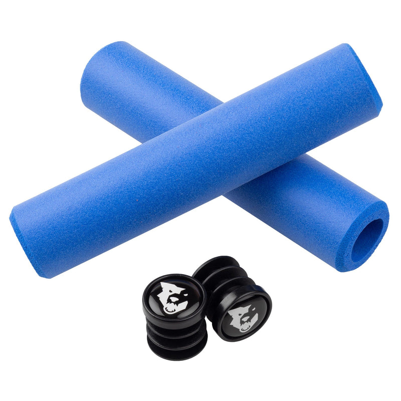 Load image into Gallery viewer, Wolf Tooth Razer Grips Blue, 100% Silicone, 5mm Thick, 133mm Long
