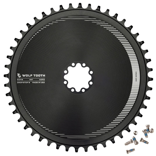 Wolf Tooth Aero Direct Mount 52t Chainring for SRAM 8-Bolt Gravel / Road Cranks