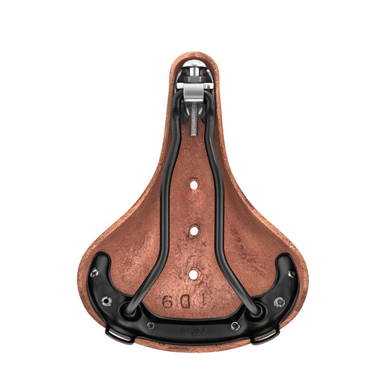 Brooks B17 Short Saddle - Antique Brown 176mm Width Leather Steel Rails