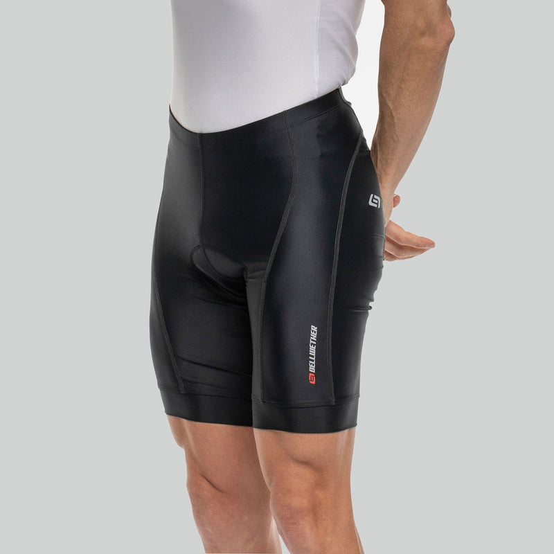 Load image into Gallery viewer, Bellwether Criterium Mens Cycling Short Black Medium Includes Ultra Chamois
