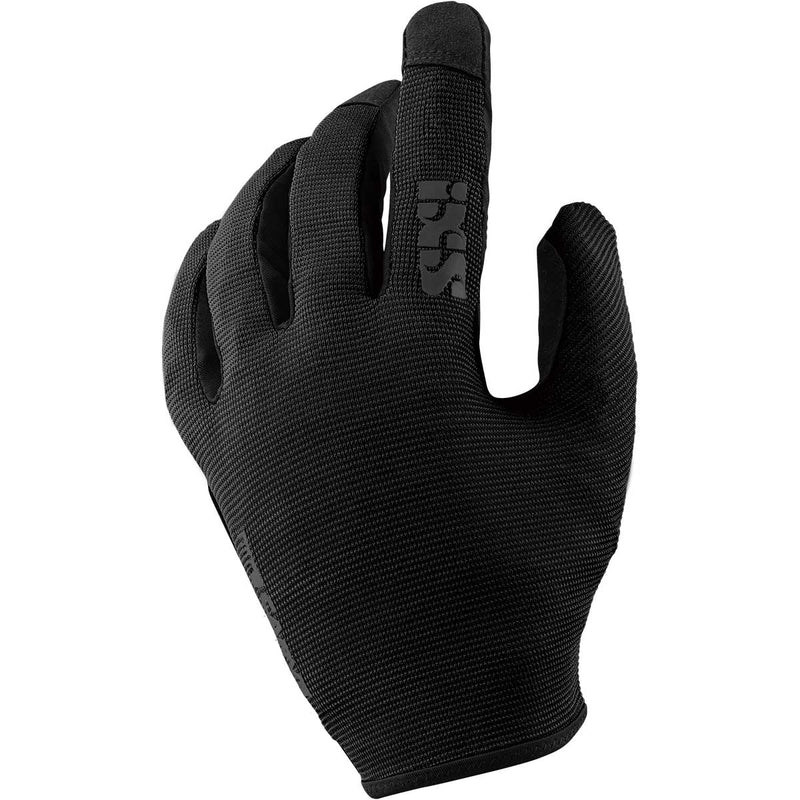 Load image into Gallery viewer, iXS Carve Mens Mountain Bike Full Finger Gloves, Black, Slip On, Medium
