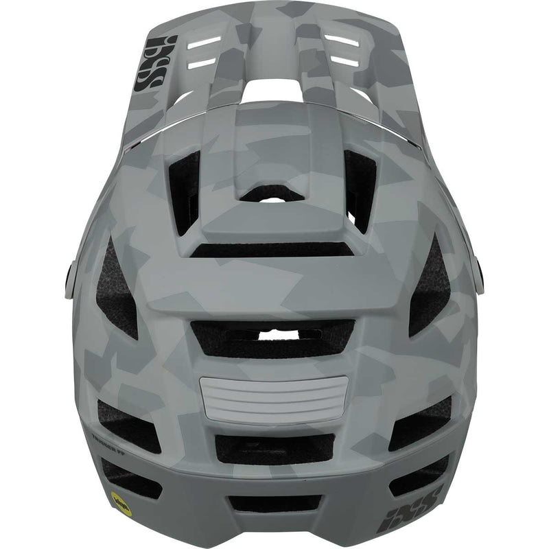 Load image into Gallery viewer, Bike Helmet iXS Trigger FF MIPS Enduro Mountain Bike Full Face Grey Camo, SM(54-58cm)
