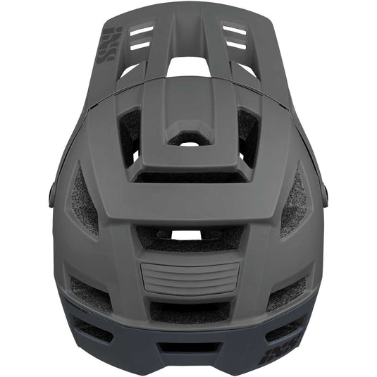 Bike Helmet iXS Trigger FF Enduro Mountain Bike Full Face , Graphite, ML(58-62cm)