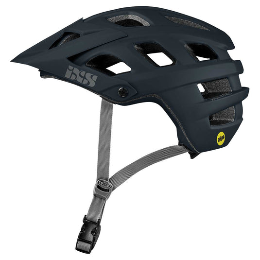 iXS Trail Evo MIPS Mountain Bike Helmet, Adjustable Visor, Marine, SM(54-58cm)