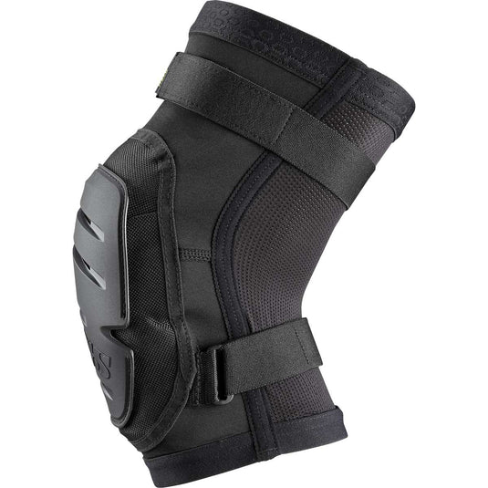 iXS Hack Race Knee Guard Black S | AeroMeshTM- Light, Moisture Wicking