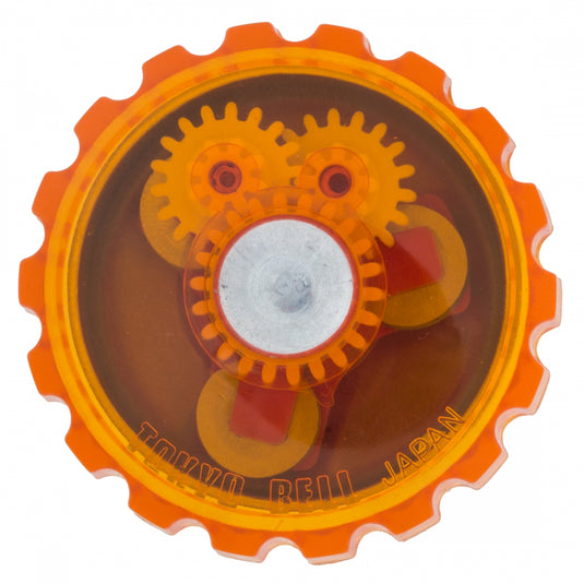 Incredibell Jelli Bell Tangerine 48mm Dome Waterproof Translucent