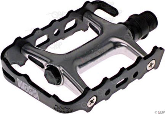 Dimension-Mountain-Pro-Pedals-Flat-Platform-Pedals-Aluminum-Chromoly-Steel-PD1091-Bicycle-Pedals