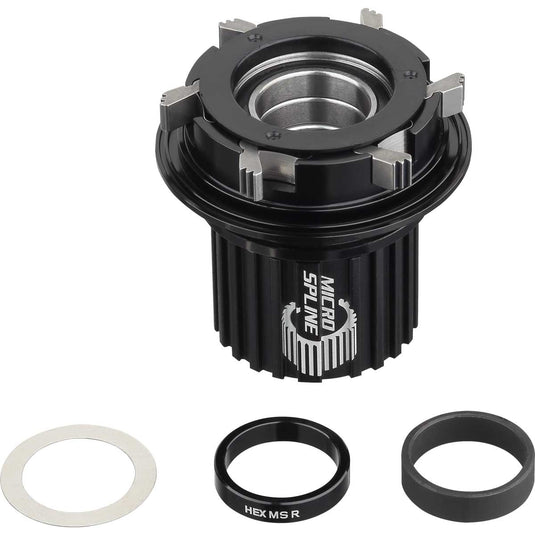 Spank HEX Rear Hub Microspline Alloy Freehub & Spacer Ring & Conversion Spacer