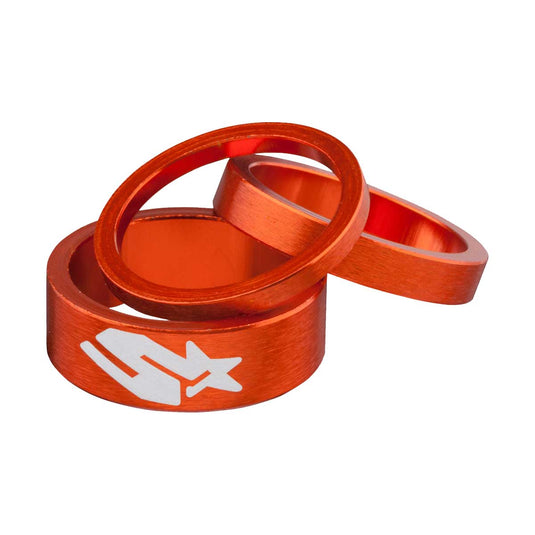 Pack of 2 SPANK Spacer Kit 3/6/12mm Orange