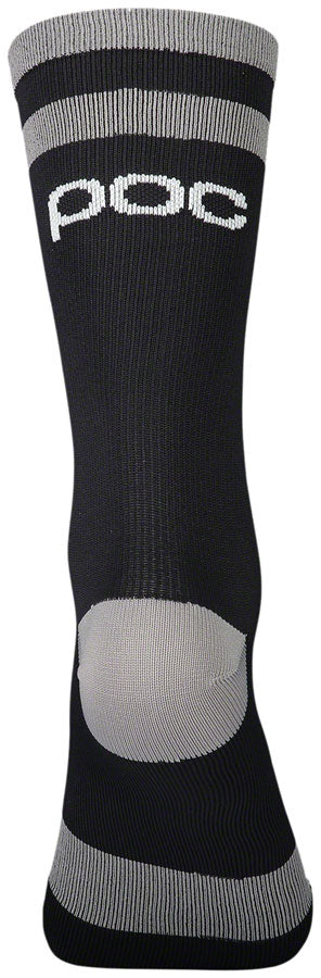 POC Lure MTB Socks - Black/Gray, Medium