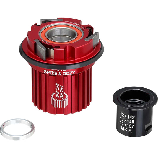 Spank OOZY / SPIKE Rear Hub Microspline Alloy Freehub body & Spacer ring & MS