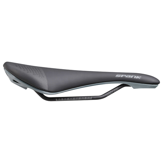 Spank OOZY 280 Saddle - Black Grey | Co-Molded Construction | 265mm Width