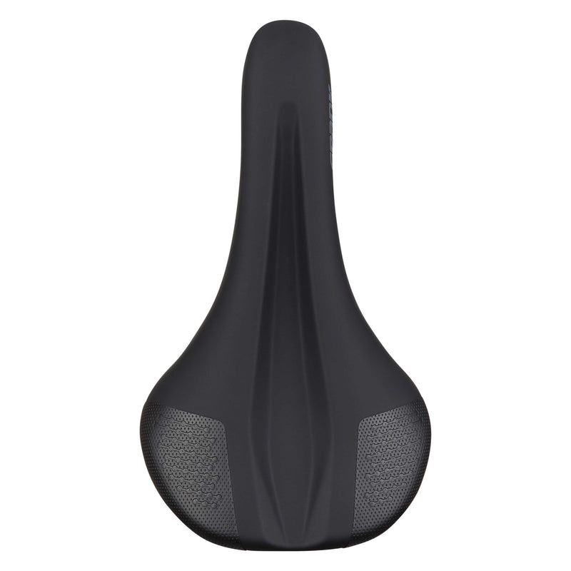 Load image into Gallery viewer, Spank OOZY 280 Saddle - Black | 265mm Width | Chromoly Rails | Synthetic Skin
