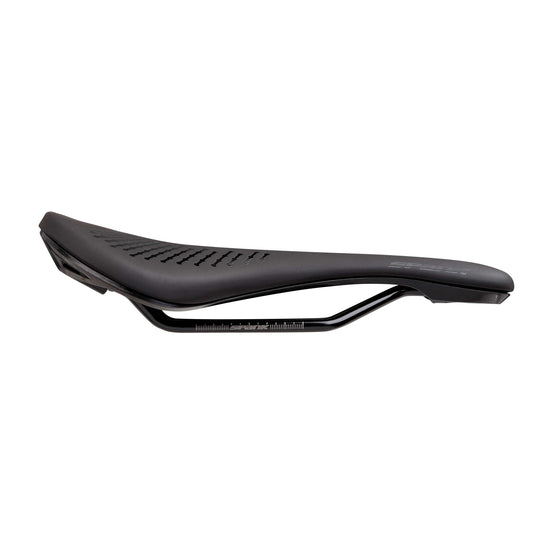 Spank OOZY 220 Saddle - Black | 265mm Width | Chromoly Rails | Synthetic