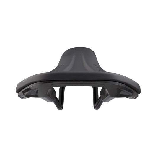 Spank OOZY 220 Saddle - Black | 265mm Width | Chromoly Rails | Synthetic