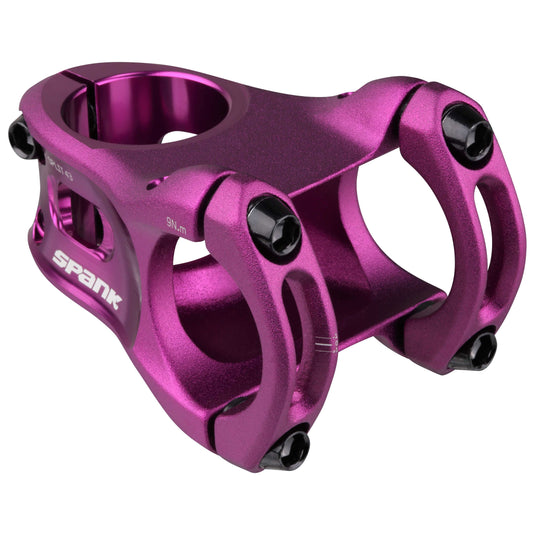 SPANK SPLIT Stem 43mm Purple Aluminum | Ultra-Short Stack Height And True 0-Deg