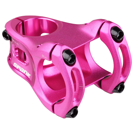 SPANK SPLIT Stem 43mm Pink Aluminum| Ultra-Short Stack Height And True 0-Deg