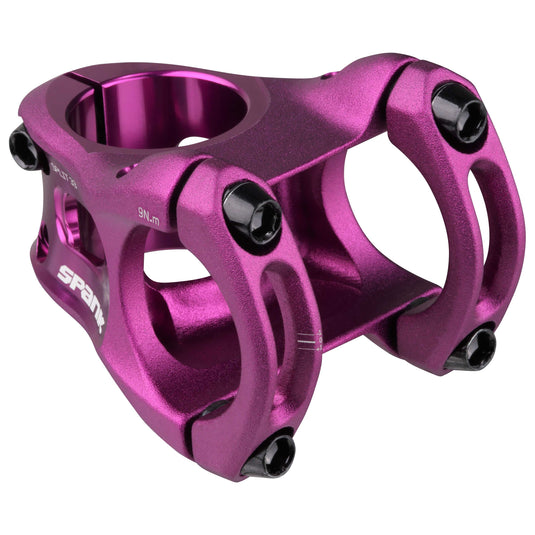 SPANK SPLIT Stem 33mm Purple Aluminum | Ultra-Short Stack Height And True 0-Deg