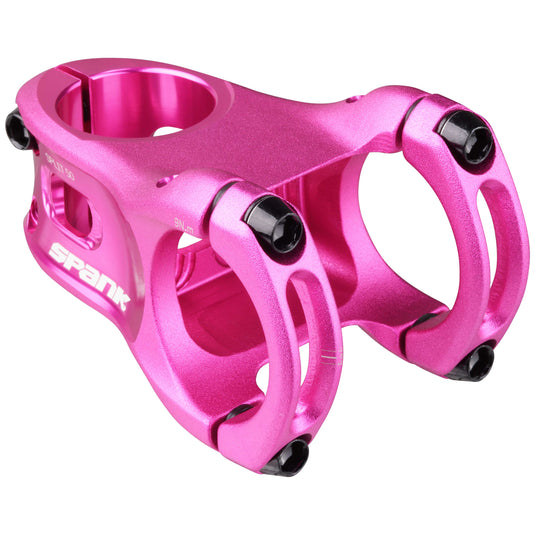 SPANK SPLIT 35 Stem 50mm Pink Aluminum | Ultra-Short Stack Height And True 0-Deg