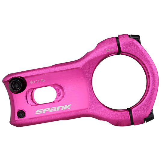 SPANK SPLIT 35 Stem 45mm Pink Aluminum | Ultra-Short Stack Height And True 0-Deg