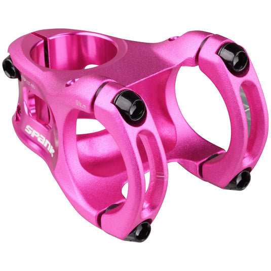 SPANK SPLIT 35 Stem 40mm Pink Aluminum | Ultra-Short Stack Height And True 0-Deg