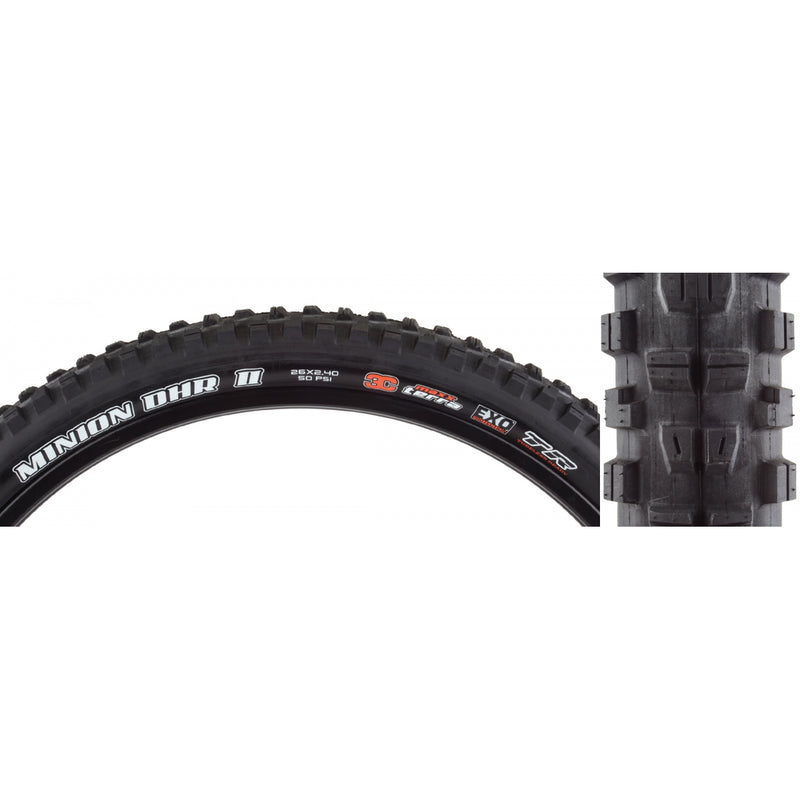 Load image into Gallery viewer, Pack of 2 Maxxis Minion DHF TERRA/EXO/TR/WT 26x2.5 Tubeless TPI 60 Bk/Blk TB74284000
