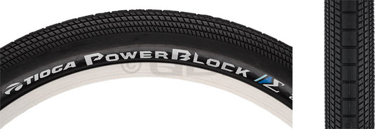 Tioga Powerblock SSpec Tire 20 x 1.75 Clincher Folding Black 120tpi BCIR0866