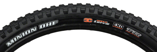 Pack of 2 Maxxis Minion DHF Tires 26x2.3 Folding Dual Compound Tubeless Black