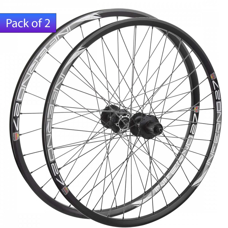 Load image into Gallery viewer, Wheel-Master-27.5inch-Alloy-Mountain-Disc-Double-Wall-Front-Wheel-27.5-in-Clincher-RRWH0782-WHEL0691-Bicycle-Front-Wheel
