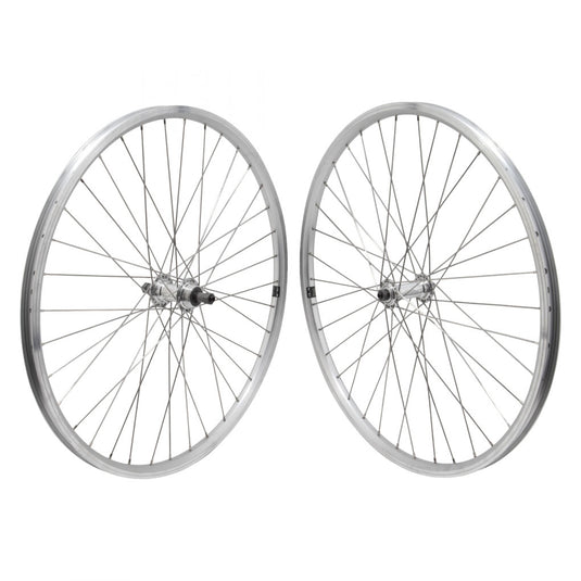 Wheel Master 26in Mach1 ER10 SET QRx100-135mm FW Double Wall Rim Brake Silver